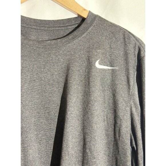 Nike Legend 2.0 Men's Size Large Dry Training T-Shirt 718837 032 New Grey - Picture 2 of 5